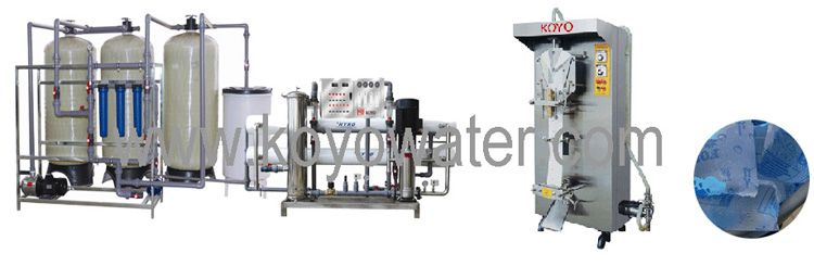 complete water sachet produce line